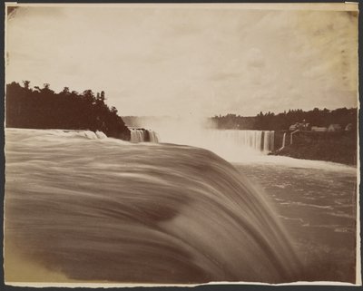 [Vista de las cataratas del Niágara] de Unknown artist