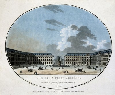 Vista de la Place Vendôme de Unknown artist