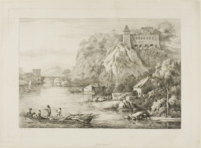 Vista de los Carmes de Caussées en Lyon de Unknown artist