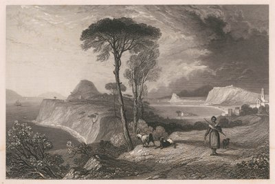 Vista de la costa india de Unknown artist
