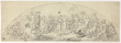 Boda de Cupido y Psique en el Monte Olimpo de Unknown artist