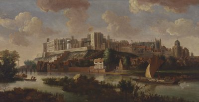 El castillo de Windsor visto desde el Támesis de Unknown artist