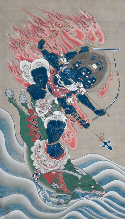 Wisdom King of Great Awe-inspiring Power (Daiitoku Myōō) de Unknown artist
