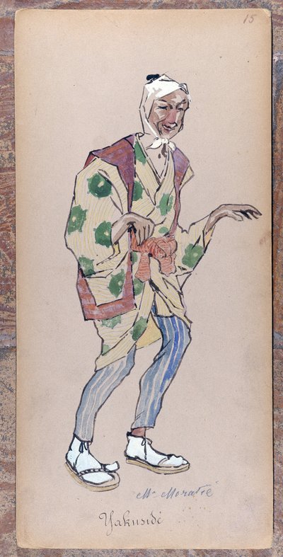 Traje de Yakuside para la creación de Madame Butterfly de Giacomo Puccini en 1904.Colección del Museo della Scala de Milán. de Unknown artist