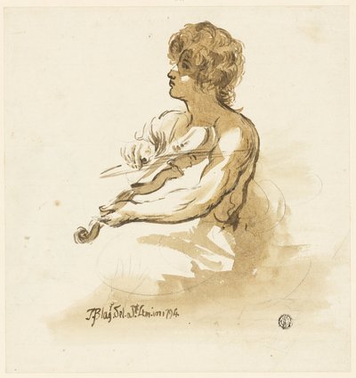 Joven violinista de Unknown artist