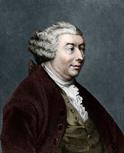 Retrato de David Hume. Filósofo escocés (1711-1776) de Unknown artist