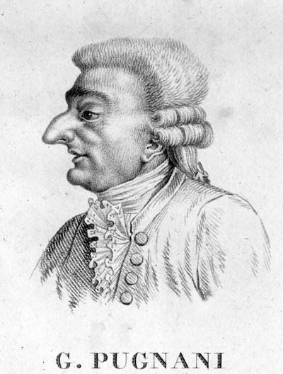 Retrato de Gaetano Pugnani. Violinista y compositor italiano (nacido en Turín) de Unknown artist