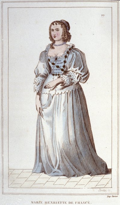 Retrato de Enriqueta María de Francia. París de Unknown artist