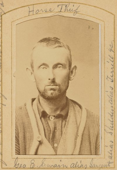 [George E. Swain alias Sargeant, Ladrón de Caballos] de Unknown artist/maker