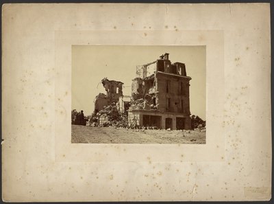 Levantamiento de París, Maison Delachaume, Asnières de Unknown artist/maker