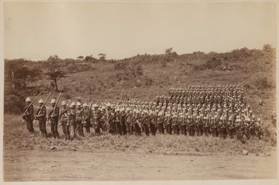 91º Highlanders regresando de Zululandia 1879 de Unknown photographer