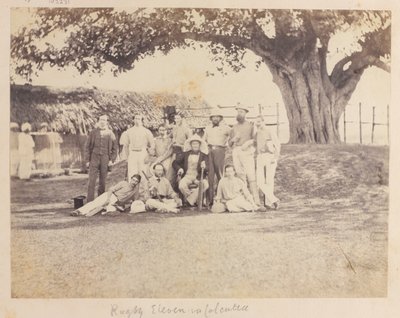 Equipo de cricket del ejército, Calcuta de Unknown photographer