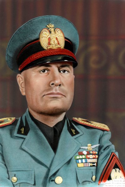 Benito Mussolini, en 1940 (foto) de Unknown photographer