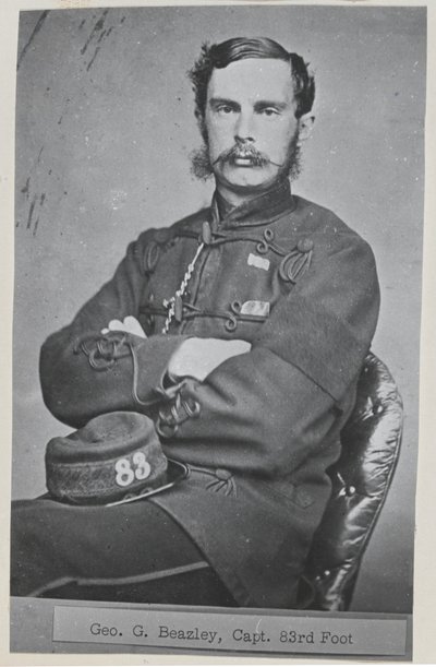 Capitán George G Beazley, 83º Regimiento de Infantería (Condado de Dublín) de Unknown photographer