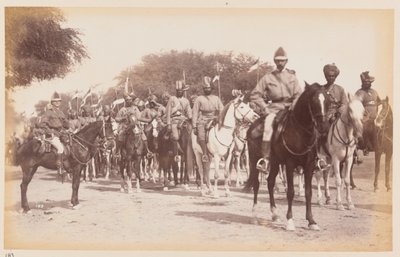Caballo de la India Central en marcha durante el campamento de ejercicios de Unknown photographer
