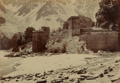 Fuerte de Chitral, 1895 de Unknown