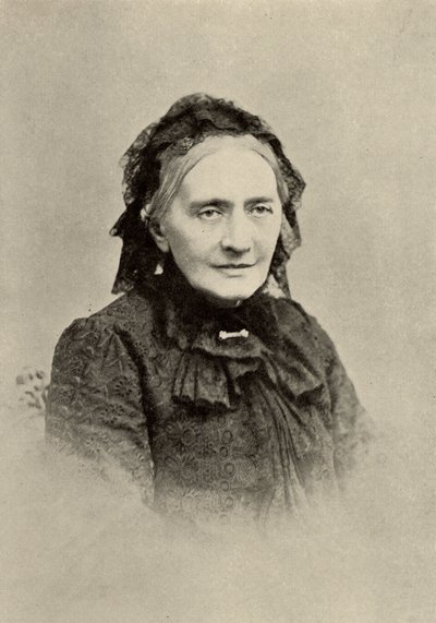 Clara Schumann (nacida Clara Wieck - 1819-1896) Pianista alemana de edad avanzada (impresión) de Unknown photographer