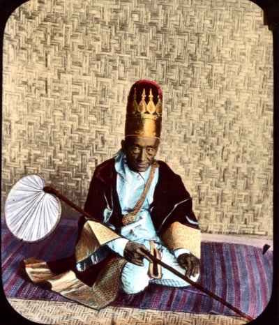 Comandante en jefe del ejército en Mandalay, c.1890s de Unknown photographer