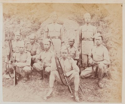 Destacamento del Regimiento Goorkha 4º de Unknown photographer