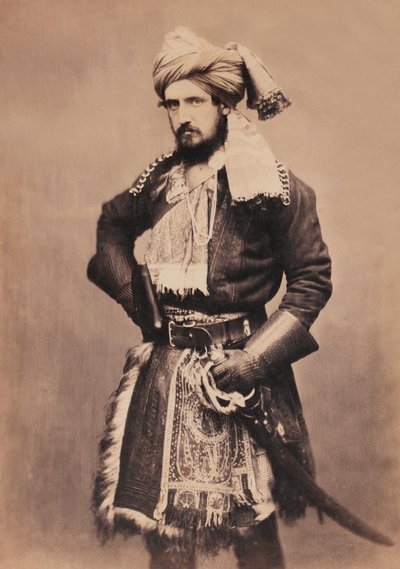 Dighton Probyn, 2ª Caballería de Punjab, circa 1857 de Unknown photographer