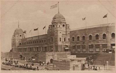 Entrada al estadio, Exposición del Imperio Británico, Wembley de Unknown photographer