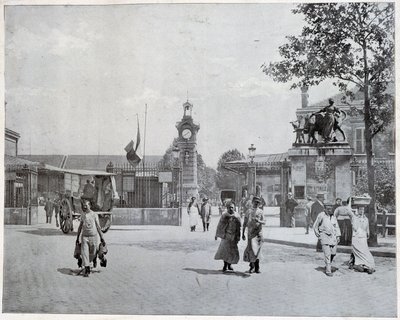 Entrada a los mataderos de la Villette de Unknown photographer