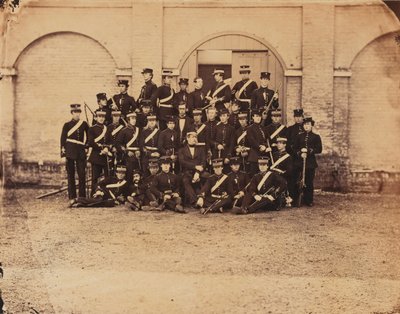 Cuarto término, Seminario Militar de la Compañía de las Indias Orientales, Addiscombe, junio de 1857 de Unknown photographer