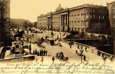 Alemania , Berlin , palacio del emperador alemán , tarjeta postal hacia 1904. de Unknown photographer