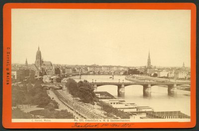 Alemania, Hesse, Fráncfort del Meno y Sachsenhausen, publicado por C. Hertel, Maguncia. de Unknown photographer