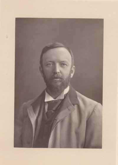 Henry Arthur Jones (1851-1929) Dramaturgo inglés (foto b/n) de Unknown photographer