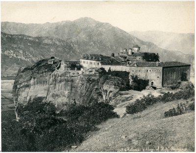 Monasterio Santo de San Esteban (Agios Stefanos), Meteora, Trikala, Grecia de Unknown photographer