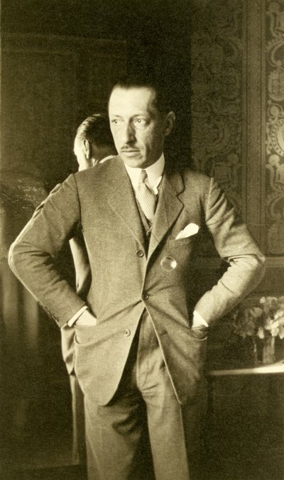 Igor Stravinsky (foto en blanco y negro) de Unknown photographer