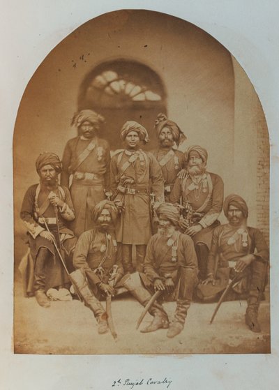 Oficiales y Suboficiales del Ejército Indio, todos poseedores de la Orden del Mérito de la India de Unknown photographer