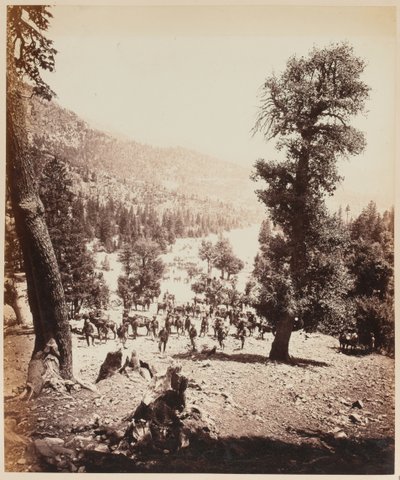 Batería de artillería de montaña india de Unknown photographer