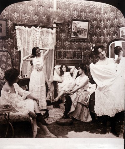 Interior de un burdel a finales del siglo XIX de Unknown photographer