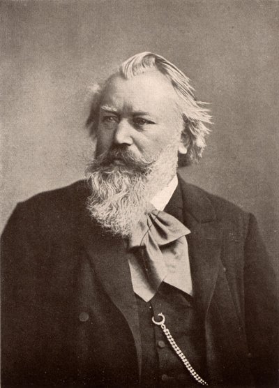 Johannes Brahms (1833-1897) de Unknown photographer