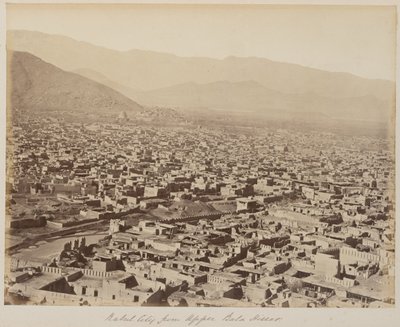 Ciudad de Kabul, 1880 de Unknown