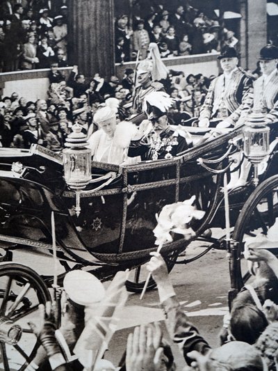 El rey Jorge V y María de Teck de Unknown photographer