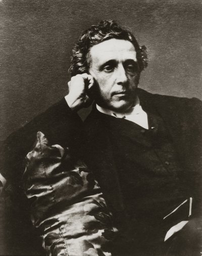 Lewis Carroll (foto en blanco y negro) de Unknown photographer