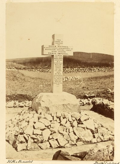 Memorial al Príncipe Imperial, 1881 de Unknown photographer