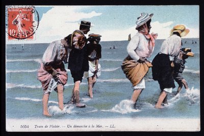 Tren del placer: un domingo en el mar de Unknown photographer