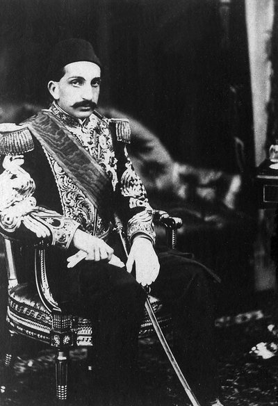 Retrato de Abdulhamid II (1842-1918), Sultán del Imperio Otomano de Unknown photographer