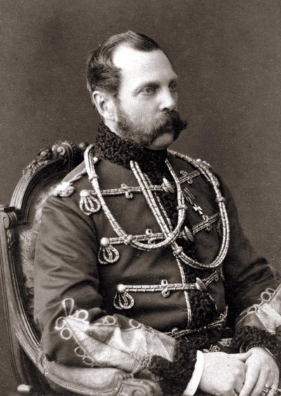 Retrato de Alejandro II, Emperador de Rusia de Unknown photographer