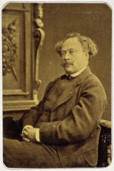 Retrato de Alexandre Dumas Jr. (1824 - 1895) en 1884 de Unknown photographer