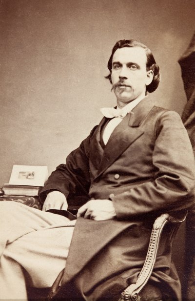 Retrato de Allan Foli, c.1860 (foto b/n) de Unknown photographer