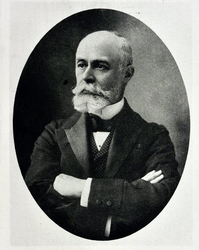Retrato de Antoine Henri Becquerel - físico inglés, premio Nobel 1852-1908 de Unknown photographer