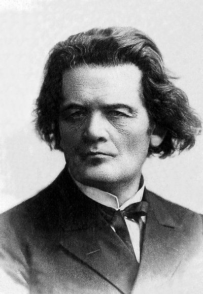 Retrato de Anton Rubinstein (1829-1894), pianista y compositor ruso. de Unknown photographer