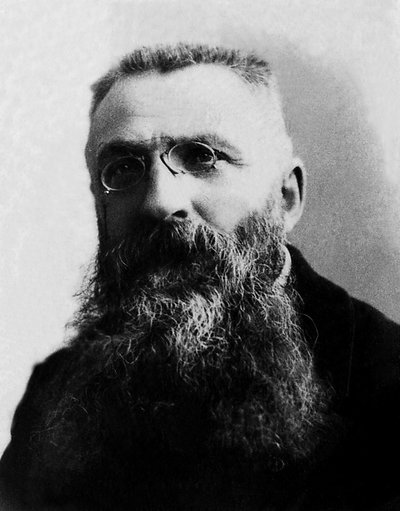 Retrato de Auguste Rodin (1840-1917), escultor francés. de Unknown photographer