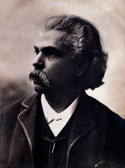 Retrato de Carlos Andrea Gomes (Gomez) (1836-1896) compositor brasileño de Unknown photographer