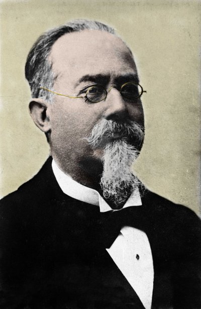 Retrato de Cesare Lombroso (1835-1909), criminólogo italiano. Fotografía de finales del siglo XIX de Unknown photographer